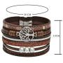 Women Leather Bangle Bracelet Boho Wide Buckle Cuff Bangle Pearl Wrap Bracelets Magnetic Buckle Jewelry for Women,Christmas Birthday Valentine Jewelry Gifts for Teen Girls