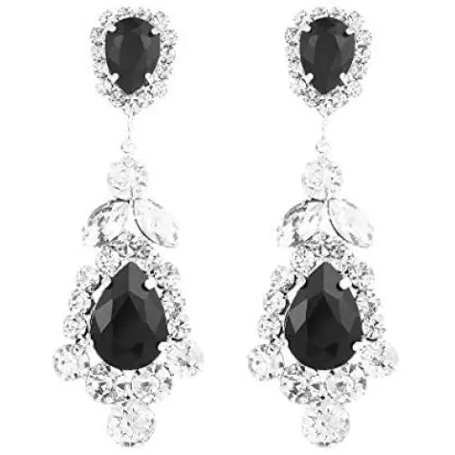 Rosemarie Collections Womens Statement Crystal Rhinestone Teardrop Chandelier Hypoallergenic Post Earrings Rosemarie Collections Womens Statement Crystal Rhinestone Teardrop Chandelier Hypoallergenic Post Earrings