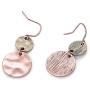 SMALLLOVE Boho Coin Earring Round Lightweight Dangle Drop Hoops Handmade Retro Geometry Earring Copper Wire Women Jewelry