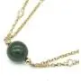 Stellia Coveted Jade Necklace Gold Plated Chain Stellia Coveted Jade Necklace Gold Plated Chain