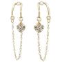 Heart Earrings Studs with Cubic Zirconia 18K Gold/White Gold/Rose Gold Plated Mini CZ Micro-Pave Stud Earrings For Women