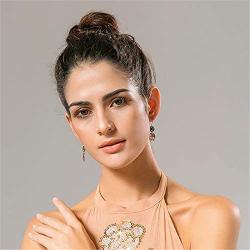 D.Rosse 2 pairs Boho Drop Coin Earring Round Dangle Hoops Handmade Retro Geometry Earring Copper Wire Women Jewelry