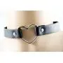 Vintage Gothic Collar Punk Goth Emo Heart Leather Choker Necklace for Girls Women Vintage Gothic Collar Punk Goth Emo Heart Leather Choker Necklace for Girls Women