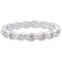 Dazzlingrock Collection 0.30 Carat (ctw) Round Pink Sapphire Ladies Anniversary Stackable Band Ring 1/3 CT, Sterling Silver Dazzlingrock Collection 0.30 Carat (ctw) Round Pink Sapphire Ladies Anniversary Stackable Band Ring 1/3 CT, Sterling Silver