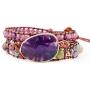 YGLINE Boho Handmade Natural Stone Wrap Bracelet for Women Colection
