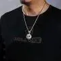 HELLOICE Iced Ghost Grimace Necklace Tongue Out Pendant with Free Chain Punk Hip Hop Necklace for Women Men Rapper HELLOICE Iced Ghost Grimace Necklace Tongue Out Pendant with Free Chain Punk Hip Hop Necklace for Women Men Rapper