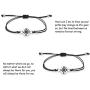 GVUSMIL 2 Pieces Pinky Promise Distance Matching Bracelets Gifts for Best Friends Couple Family Women Mens Teen Girls, Him and Her
