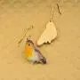 Spinningdasiy Dangling Colorful Flying Creature Bird Earrings | Bird Lover Earrings