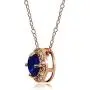 Ice Gems Rose Gold Flashed Sterling Silver Genuine, Created or Simulated Gemstone Cubic Zirconia Accents Round Halo Necklace Ice Gems Rose Gold Flashed Sterling Silver Genuine, Created or Simulated Gemstone Cubic Zirconia Accents Round Halo Necklace