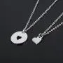 SEIRAA Mother Daughters Necklace Set Mom Daughter Heart Jewelry Gift for Mom SEIRAA Mother Daughters Necklace Set Mom Daughter Heart Jewelry Gift for Mom