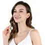 BYCHOOSING Pearl Earrings Studs Freshwater Cultured Pearl Flat 925 Silver for Women Girls