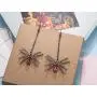 Ruby Spider Earrings Cosplay Gothic Jewelry gifts for Women Girls…