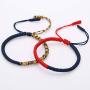 BALIBALI Woven Bracelet Hand-Knitted Woven Bracelet Hand-Knitted Lucky Rope Bracelet Tibetan Buddhist Traditional Wristbands Wrist Cuff Bracelets Adjustable