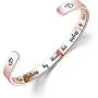 Haoze Sister Bracelet Personalized Birthday Jewelry BFF Engraved Mantra Cuff Bangle Motivational Bracelets Haoze Sister Bracelet Personalized Birthday Jewelry BFF Engraved Mantra Cuff Bangle Motivational Bracelets