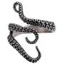 NanMuc Women Girls Adjustable Octopus Punk Antique Style Octopus Tentacle Ring Unisex Devilfish Open Ring Jewelry Gift NanMuc Women Girls Adjustable Octopus Punk Antique Style Octopus Tentacle Ring Unisex Devilfish Open Ring Jewelry Gift