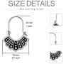 RBG Dissent Collar Earrings Sterling Silver RBG Gifts Dangle Drop Earrings Jewelry Gifts for Mothers Fans of Ruth Bader Ginsburg
