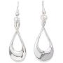 Madison Tyler Classic Collection Silver Plated 18'' Teardrop Necklace and Earring Set