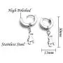 4 Pairs Small Huggie Hoop Earrings for Women and Men, Stainless Steel Material 14K White Gold Plated Hoops Dangles Set, Ideal Earings Jewelry Gift for Teen Girls Boys Friend or Daily Wear 4 Pairs Small Huggie Hoop Earrings for Women and Men, Stainless Steel Material 14K White Gold Plated Hoops Dangles Set, Ideal Earings Jewelry Gift for Teen Girls Boys Friend or Daily Wear