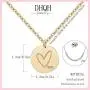 DHQH Birthday Gifts for Girls Necklace Gold Pendant Birthday Necklace Heart Necklace Teenage Girls Gifts Minimalist with Number 10th,15th,18th,20th DHQH Birthday Gifts for Girls Necklace Gold Pendant Birthday Necklace Heart Necklace Teenage Girls Gifts Minimalist with Number 10th,15th,18th,20th