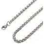 AdiyZ 3/4/5mm Wheat Chain Necklace, Stainless Steel Replacement Chain for Pendant/Charm, Silver/Black/18k Gold Plated Color Jewelry AdiyZ 3/4/5mm Wheat Chain Necklace, Stainless Steel Replacement Chain for Pendant/Charm, Silver/Black/18k Gold Plated Color Jewelry