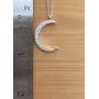 EFYTAL Best Friend Gifts, 925 Sterling Silver CZ Crescent Moon & Stars Necklace, Friendship Necklaces for Soul Sisters, Unbiological Sister or BFF