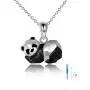 Panda Urn Necklace for Ashes 925 Sterling Silver Origami Panda Pendant Cremation Keepsake Necklace for Women Jewelry Panda Urn Necklace for Ashes 925 Sterling Silver Origami Panda Pendant Cremation Keepsake Necklace for Women Jewelry