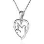 AeraVida Holy Spirit Dove of Love and Peace .925 Sterling Silver Pendant Necklace