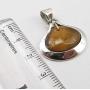 SilverStarJewel 925 Sterling Silver Tigers Eye Pendant 1.1'' Low Price