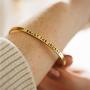 MantraBand Bracelet - Enjoy The Journey - Inspirational Engraved Adjustable Mantra Band Cuff Bracelet - Silver, Gold, Rose Gold - Gifts for Women