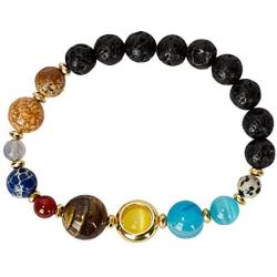 SPUNKYsoul New! His and Hers Couple Circle Distance Universe Bracelets Collection