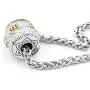 Warvik Indian Om Mani Padme Hum Mantra Words Pendant Necklace Silver Gold Color, Stainless Steel Jewelry Men Women Wheat Chain 20/28 Inch Warvik Indian Om Mani Padme Hum Mantra Words Pendant Necklace Silver Gold Color, Stainless Steel Jewelry Men Women Wheat Chain 20/28 Inch