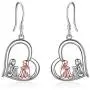 925 Sterling Silver Friendship Bis Sis Lit Sis Sister Heart Dangle Earrings Birtthday Christmas Jewelry Gifts for Best Friend Sister Female Classmates Women 925 Sterling Silver Friendship Bis Sis Lit Sis Sister Heart Dangle Earrings Birtthday Christmas Jewelry Gifts for Best Friend Sister Female Classmates Women
