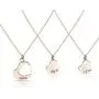 G-Ahora Big Sis Middle Sis Little Sis Jewelry Necklace Set of 2 3 Sisters Gift Best Friend Necklace