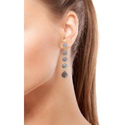Shop LC Dangle Drop Earrings 925 Sterling Silver Vermeil Yellow Gold Pear Labradorite Fashion Prom Jewelry for Women Mothers Day Gifts