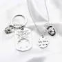FUSTMW Firefighter Gift Keychain Necklace Matching Set Fireman Jewelry Gift for Firefighter Wife, Girlfriend, Mom, Daughter May God Protect You from Harm FUSTMW Firefighter Gift Keychain Necklace Matching Set Fireman Jewelry Gift for Firefighter Wife, Girlfriend, Mom, Daughter May God Protect You from Harm