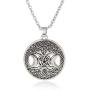 Eiffy Religious Triple Moon Goddess Pentagram Pentacle Star Wicca Charms Pendants Necklace for Women Girls Charm Amulet Jewelry