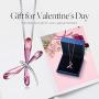 CDE Jewelry Gifts for Girls Womens Necklaces White Gold Plated Dainty Dragonfly Pendant Necklace Embllished Crystal for Women with Box for Valentine Anniversary Brides Wedding
