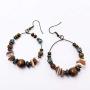 SELOVO Boho Bead Beach Drop Earrings Statement Adjustable Necklace Jewelry Set