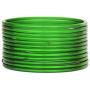 JDZ Collection Traditional Indian Glass Bangles for Women/Girls- Bollywood Fashion Jewelry Green Bangals, Plain Thick Churi Ethnic Wedding Wear, Size-2.8