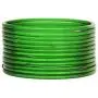 JDZ Collection Traditional Indian Glass Bangles for Women/Girls- Bollywood Fashion Jewelry Green Bangals, Plain Thick Churi Ethnic Wedding Wear, Size-2.6