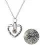 RNUIE Ashes Necklace,Heart Projection Memorial Pendant,Cremation Jewelry for Ashes 100 Kinds I Love You with Gift Box RNUIE Ashes Necklace,Heart Projection Memorial Pendant,Cremation Jewelry for Ashes 100 Kinds I Love You with Gift Box