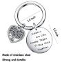 Funny Sister Keychain, Sibling Gifts, Cousin Bestie Keychain for Wedding Birthday Christmas Day Gift