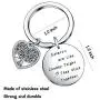Funny Sister Keychain, Sibling Gifts, Cousin Bestie Keychain for Wedding Birthday Christmas Day Gift