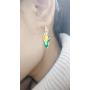 Fashion Women Jewelry Corn Dangle Earrings Plants Nature Charm Earrings for Girls