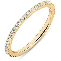 Highstreet .925 Sterling Silver or 14K Gold Plated Tarnish Resistant Stackable Extreme Comfort Rings | Hypoallergenic, and Worry-Free wear