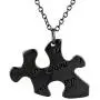 Lux Accessories 5 Puzzle Shaped Friendship Words Necklace Always Together Never Apart