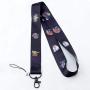 AKTAP Baby Cartoon Jewelry Gift for Baby Cartoon Fans Movie Inspired Neck Lanyard Strap for Keychains Keys Whistles Wallet ID Card Holder