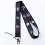 AKTAP Baby Cartoon Jewelry Gift for Baby Cartoon Fans Movie Inspired Neck Lanyard Strap for Keychains Keys Whistles Wallet ID Card Holder