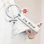 BEKECH Pacemaker Keychain Medical Alert Emergency Medical Technician Gift Heart Patient Medical Jewelry Keyring Gift BEKECH Pacemaker Keychain Medical Alert Emergency Medical Technician Gift Heart Patient Medical Jewelry Keyring Gift