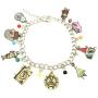 Universe of Fandoms Anime Cosplay Jewelry Cartoons Gravity Fals Charm Bracelet Gifts for Women